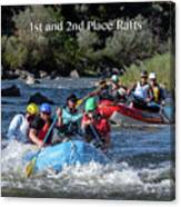 1st And 2nd Place Rafts 2018 Canvas Print