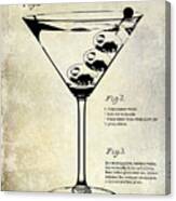 1897 Dirty Martini Patent #2 Canvas Print