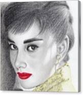 Audrey Hepburn #2 Canvas Print