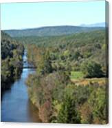 Autumn Landscape With Tye River In Nelson County, Virginia #2 Canvas Print