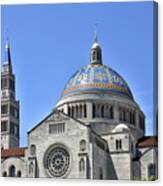 Basilica Of The National Shrine Of The Immaculate Conception #2 Canvas Print