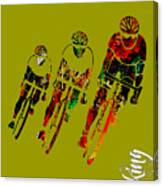 Bike Racing #4 Canvas Print