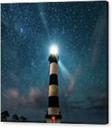 Bodie Lighthouse Under The Stars #2 Canvas Print