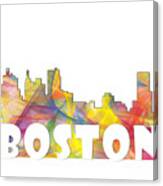 Boston Massachusetts Skyline #2 Canvas Print