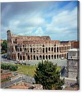 Colosseum In Rome #2 Canvas Print