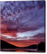 First Light On The Lake #2 Canvas Print
