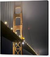 Golden Gate Bridge At Night #2 Canvas Print