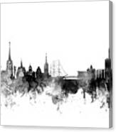 Halmstad Sweden Skyline #2 Canvas Print