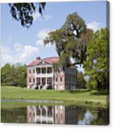 Historic Drayton Hall In Charleston South Carolina #2 Canvas Print