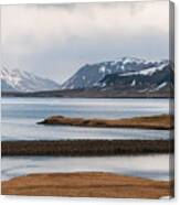 Icelandic Mountain Landscape Canvas Print