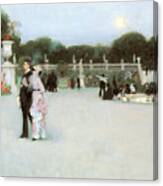 In The Luxembourg Gardens #3 Canvas Print