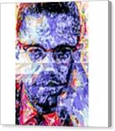 Malcolm X Was Told He Could Be Nothing #2 Canvas Print