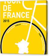 My Tour De France Minimal Poster Canvas Print