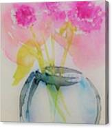 Pink Flowers #2 Canvas Print