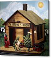 Recreation Of Terrapin Station Album Cover By The Grateful Dead Canvas Print