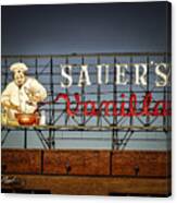 C.f.sauers Signage Canvas Print