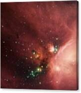 Stars In The Rho Ophiuchi Cloud Complex Canvas Print