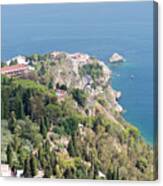 Taormina Panorama #2 Canvas Print