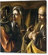 The Denial Of Saint Peter #2 Canvas Print