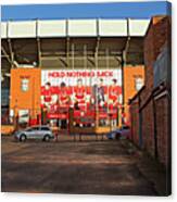 The Kop Entrance To Liverpool Foo #2 Canvas Print
