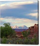 The Shining Mountains Canvas Print