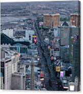 The Strip At Night, Las Vegas #2 Canvas Print