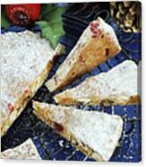Traditional Festive Christmas Italian Style Panforte Fruit Cake #2 Canvas Print