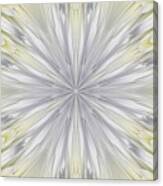 White Arctic Queen Kaleidoscope #4 Canvas Print