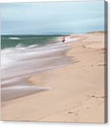 Woman On The Beach #2 Canvas Print