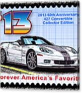 2013 60th Anniversary 427 Convertible Corvette Canvas Print