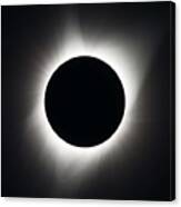 2017 A Total Solar Eclipse, As Seen Above Madras, Oregon, U.s. By Nasa Canvas Print