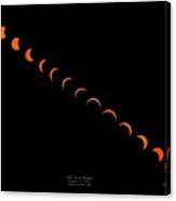 2017 Solar Eclipse Canvas Print