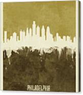 Philadelphia Pennsylvania Skyline #22 Canvas Print