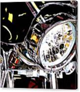 #243 Motorcycle Headlight #243 Canvas Print