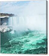 Niagara Falls Scenery In Winter #25 Canvas Print