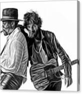 Bruce Springsteen Clarence Clemons Collection Canvas Print