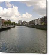 Dublin River Liffey #3 Canvas Print