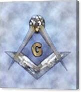 Freemason, Mason, Masonic, Lodge, Symbol #3 Canvas Print