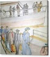 Italians  Ellis Island  Prohibition Album #3 Canvas Print