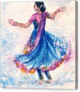 Kathak Dancer #3 Canvas Print