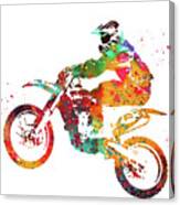Motocross Dirt Bike #3 Canvas Print