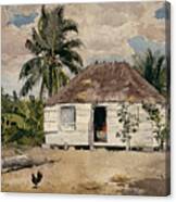 Native Huts. Nassau #1 Canvas Print