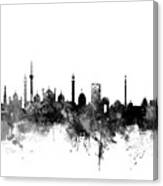 New Delhi India Skyline #3 Canvas Print