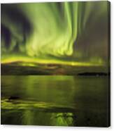 Northern Lights Reykjavik #3 Canvas Print