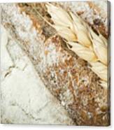 Close Up Bread And Wheat Cereal Crops #4 Canvas Print