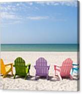 Florida Sanibel Island Summer Vacation Beach Canvas Print