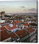 Lisbon Downtown #4 Canvas Print