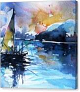 Sailboat #4 Canvas Print