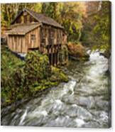 The Cedar Creek Grist Mill In Washington State. #4 Canvas Print