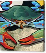 Blue Crab Maryland Canvas Print